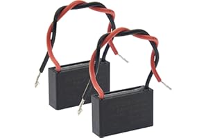HUABAN (Paquete de 2) CBB61 450V AC 0.8UF 5% 50/60Hz Condensador de marcha Film de polipropileno metalizado para el arranque del motor del ventilador de techo