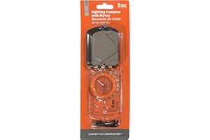 SURVIVE OUTDOORS LONGER Sol® - Brújula de observación y Espejo Giratorio con Bisel de Aumento de declinación de Vidrio, clinómetro Ajustable, Senderismo, Caza, Ciclismo, mochilero, Caminata, exploración, geología, al Aire