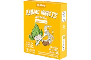 ‎ELF-FAMILY Low Carb Lebensmittel Konjak Nudeln aus Thailand Vegan Glutenfrei-240g x1er Box(2 pack), Elf-Family Shirataki Nudeln Instant Nudeln Pasta Klassische/Keto Diet Food/Kalorienarme/Zuckerfrei -Spaghetti