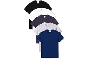 Fruit of the Loom T-shirt Mężczyźni Heavy Cotton Tee Shirt 5 pack (5 w zestawie)