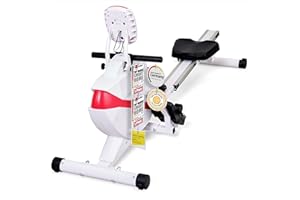+ SPORTPLUS SportPlus Remo, sin Mantenimiento, Sistema de frenado magnético silencioso, Masa de Volante de 8 kg, Ordenador de Entrenamiento con Receptor de pulsos de 5 kHz, Peso máx. de 150 kg