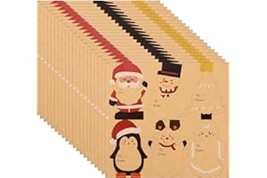 YOIAVRIG 120 Etiquetas Navidad,Pegatinas Nombre Navidad | Para Regalos, Cajas, Tarjetas Y Decoración Navideña