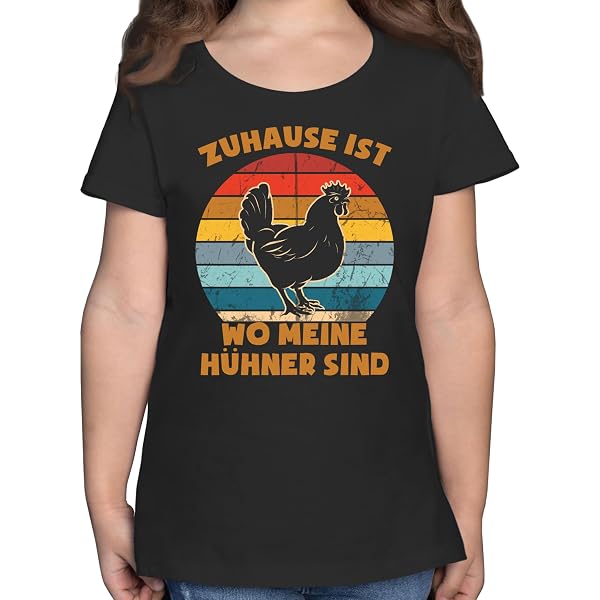 Shirtracer T-Shirt Mädchen „Die Mit Dem Hund Geht“ – Hundemama Sprüche, 100% Baumwolle, Rundhals, Grau Meliert