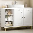 Hzuaneri Meuble De Salle De Bain Haut, Armoire De Rangement Fin, Avec 2 Compartiments Ouverts, 2 Tiroirs Et Roulettes, Meuble De Cuisine, Pour Petits Hzuaneri Meuble De Salle De Bain Haut, Armoire De Rangement Fin, Avec 2 Compartiments Ouverts, 2 Tiroirs Et Roulettes, Meuble De Cuisine, Pour Petits
