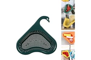 HIDRUO Strainer Pro, Faucet Hanging Filter Basket, Kitchen Sink Drain Basket Swan, Sink Bounce Core Drain Strainer, Multifunctional Drain Basket (B)