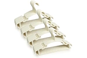 Lectorias 40 sztuk Wieszak na ubrania dla dzieci Biały