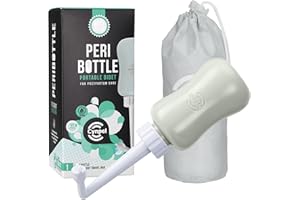‎CYNPEL Cynpel Tragbares Bidet für die Wochenbett Intimhygiene - 350 ml Intimdusche für Frauen - Peri Flasche für Krankenhaus Tasche Mutterschaft Essentials - Grau