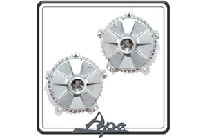 GSC RICAMBI SRL KIT 2 TAMBURO TAMBURI FRENO POSTERIORE COMPATIBILE CON PIAGGIO APE TM 703 - APE 602 - APE POKER BENZINA E DIESEL - APE CAR