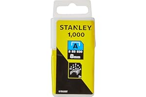 Stanley Light Duty Staple 8MM (1000) 0-TRA205T
