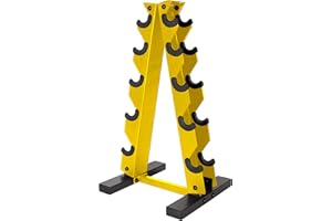 CAP Barbell Rack Pesi con manubri a Telaio A, Serie di Colori