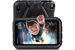 YESTEL Tablet Bambini 7 Pollici Android 11, X3 Tablet Per Bambini Con Wi-Fi, Supporto Controllo Dei Genitori/1.6 GHz/GPS/32GB Espandibili Fino A 128GB, Tablet Con Cover Anti-Caduta, Nero