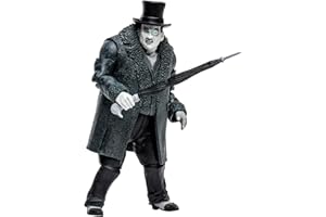 McFarlane Zabawki - DC Multiverse - Arkham City Black & White Penguin - Figurka kolekcjonerska 7"