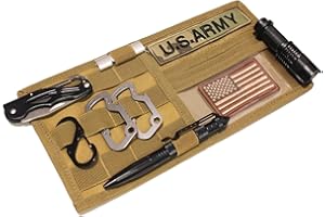 ‎WYNEX WYNEX Molle Visor Panel Organizer, Taktische Auto Sonnenblende Abdeckung Molle Gurtband kompatibel Fahrzeug Visier Lagerung Inhaber Tasche