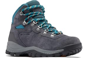 Columbia Newton Ridge Plus damskie buty trekkingowe wodoodporne, Rekin, niebieski (River Blue), 42 EU Szeroki