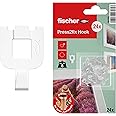 fischer Picture Claw, Picture Hooks in White, Mounting Without Drilling & Tools, The Better Nail, Wall Hook for Attaching Pictures, Decorations, Clocks and Much More, Pack of 24