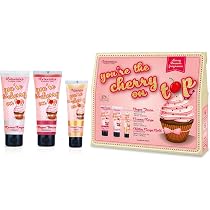 L'Erboristica Athena's You Are The Cherry On Top Set – Duschbad, Creme & Glitzer-Gel, Made In Italy