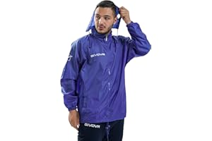 DANZA IN VETRINA RAIN JACKET BASICO K-WAY IMPERMEABILE GIVOVA SPORT CALCIO COMPLETINO CALCETTO FOOTBALL FITNESS CORSA