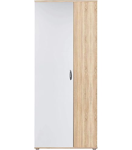Scarpiera Finlei Avanti Trendstore - 2 Ante 4 Ripiani Regolabili, Quercia/Bianco 68,9x120,4x34,1 Cm - Foto 8