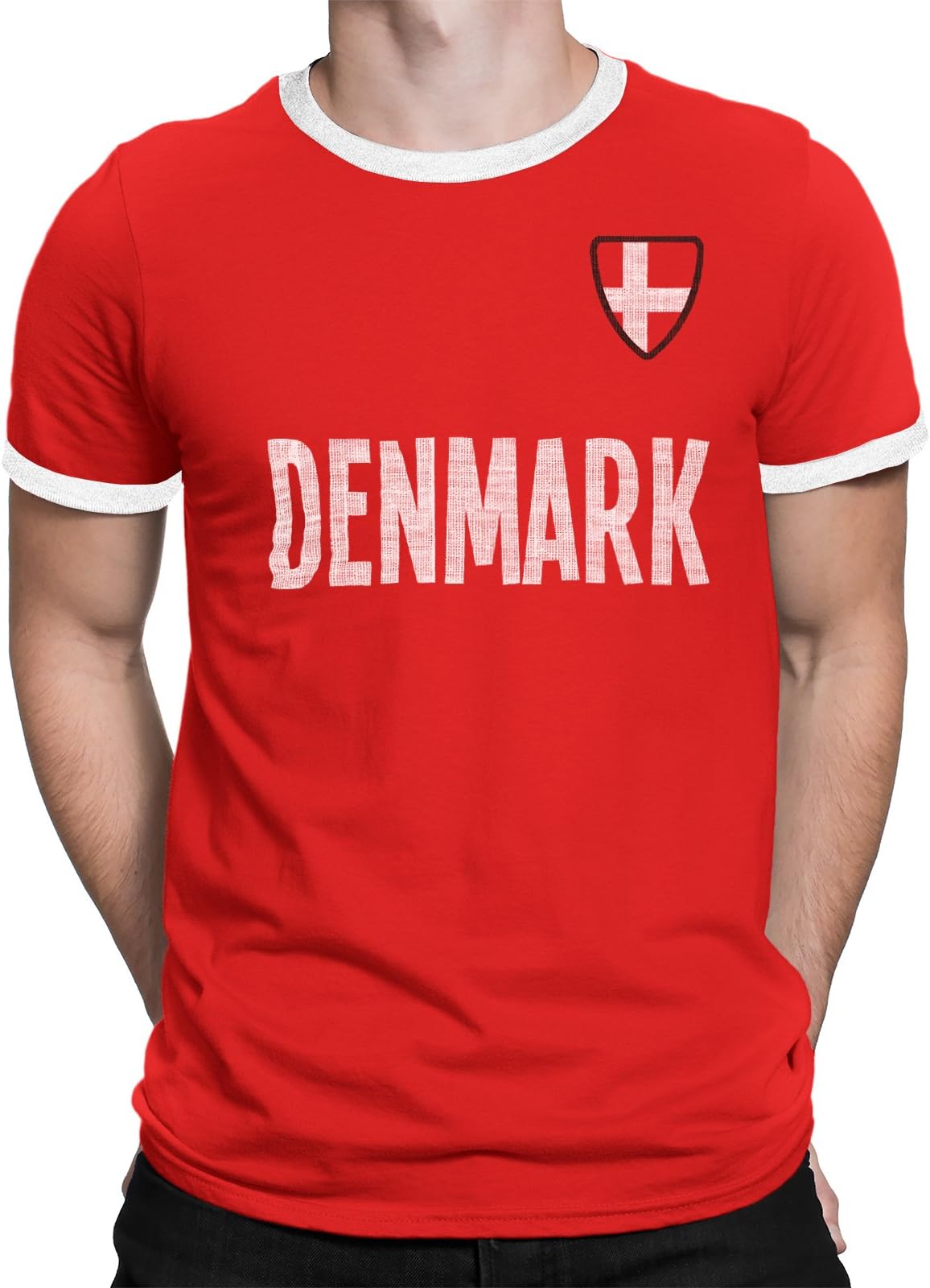 buzz shirts Denmark - Mens Euro Country Name and Badge Football Fan T-Shirt 2020
