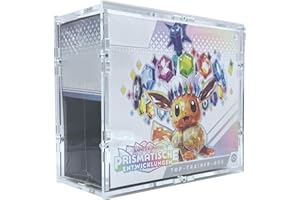 TCG Cases custodia in acrilico adatto a Pokemon Elite Trainer Box ETB Allenatore fuoriclasse Teca acrylic case Plexiglass Protezione