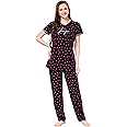 TIGYWIGY Women's Cotton Top And Pyjama Set