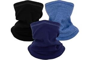 lifwimner 3 Cache-cou Pour Echarpe Enfants,Chaud Hiver Tour de Cou Polaire Enfant Garcon Fille, Snood Neckwarmer Foulard Tour de Cou