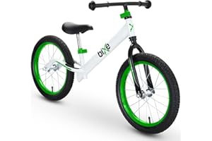 Bixe 12 Zoll Kinder Laufrad - Aluminium Fahrrad ohne Pedale mit Luftreifen - Balance Bike für Kinder und Kleinkinder im Alter von 18 Monaten bis 6 Jahren - Ultraleicht