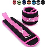 Ankle Weights 1/2/3/4/5/6/10kg 1 Pair of Weights for Wrist/Leg/Arm Strength Training with Adjustable Strap for Running, Gymna