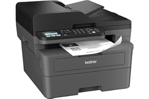 Brother MFCL2835DW Multifunzione Laser Monocromatica 4 in 1(Stampa/Copia/Scan/Fax), 32 ppm,128 Mb, Stampa Fronte/Retro Auto,Display LCD a due righe,Fast Ethernet e WiFi,Inbox Toner da circa 1200 pag