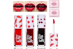 YGACHE 3 Paquetes Tinta De Labios Mini LáPiz Labial LíQuido Lip Tint Mejillas LáPiz Labial Hidratante Tinte De Labios Y Mejillas 3 En 1juego De LáPiz Labial De Larga DuracióN Resistente Al Agua Hidratante