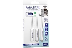 Zotal Parasital Pipetas Perros Pequeños y Gatos - hasta 10 kg - Blíster de 3 Pipetas - Protección Pulgas, Garrapatas y Mosquitos - 3 a 6 Semanas por Pipeta - Resistente al Agua - Pack 1 Blíster
