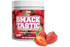 ‎ROCKA NUTRITION Rocka Nutrition Geschmackspulver SMACKTASTIC | Veganes Flavor Powder mit nur 7 Kcal pro Portion & 100% Geschmack | Vielseitig einsetzbares Aroma-Pulver | 270 g (Very Very Strawberry)