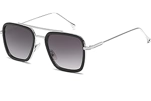 SHEEN KELLY Retro okulary przeciwsłoneczne kwadratowe okulary metalowe oprawki dla mężczyzn kobiet okulary