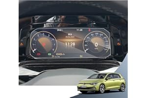 GIUD 10,25 Pouces Protecteur d’écran de Navigation Compatible avec 2019-2022 Volkswagen Golf 8 MK8 GTI GTD GTE, Protecteur GPS en Verre Trempé, Clair Anti-éraflure Protection contre l’écran