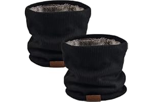 NovForth - Tour de cou d'hiver pour homme et femme - Écharpe de ski - Cache-cou - Écharpe faciale - Écharpe en polaire, écharpe tube, masque de guêtre, coupe-vent - Écharpe circulaire