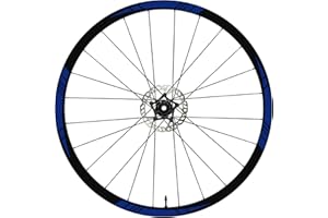 DualColorStampe Adesivi Cerchi Bici 26'' - 27,5'' - 28-29'' Pollici Ruota Bici MTB Bike Stickers Cerchi MTB B0006 (27,5'' Pollici, Blu 49)