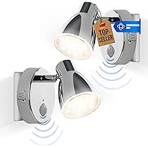 Luce Notturna Con Sensore Di Movimento - Plug-in Automatica 230V, Cromo, 3.5W - Foto 10