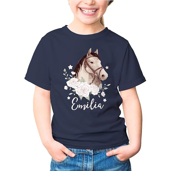 Shirtracer Kinder T-Shirt Jungen – Pferd Steigend Motiv | 100% Baumwolle, Perfekt Für Pferdeliebhaber