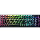 Razer BlackWidow V4 X (Sarı Anahtar) - Chroma RGB'li Mekanik Oyun Klavyesi (Sessiz Mekanik Anahtarlar, 6 &Ouml;zel Makro Tuşu, Dou