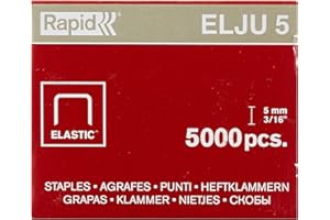 Rapid 31070513 zszywki Elju 5 mm, ocynkowane, 5000 sztuk