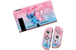 BAYINBROOK Coque Compatible avec Switch NS, Étui Switch NS Housse, Silice Durable Anti-Rayures Case Accessoires, pour Switch NS Console et Contrôleur, Fabriqué en Matériau TPU (A)