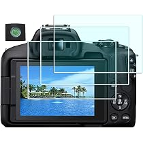 HUIPUXIANG Displayschutzfolie Für Canon EOS R100 – 0,3 Mm 9H Härte, 3 Stück + Blitzschuhabdeckung