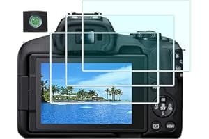 HUIPUXIANG EOS R50 Displayschutz Displayschutzfolie für Canon EOSR50 Kamera (für Zubehör),0,3 mm High Definition 9H Härte, optisch, Premium Glas-Schutzhülle [3+1 Pack]