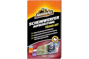 ARMOR ALL 20440 Scheinwerferaufbereitungs-Tücher-Set, 2 teilig