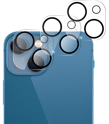 Pellicola In Vetro Temperato Per IPhone 13 – Kit 2+2: 2 Protezioni Schermo E 2 Pellicole Posteriori, Durezza 9H, Installazione Senza Bolle
