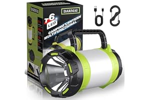 DARMAI Rechargeable Camping Lantern - 800LM, 6 Lighting Modes, Waterproof, Portable LED Light for Camping, Hiking, Emergencies & Outdoor Adventures