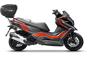 Shad Top Master KYMCO DTX 125/360, Negro