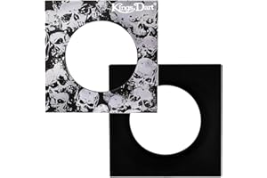 ‎KINGS DART Kings Dart Backboard Skull | Surround, Backboard für Dartscheiben mit Ø 45 cm | In einem Stück gefertigt | Totenkopf-Motiv | 70x70 cm