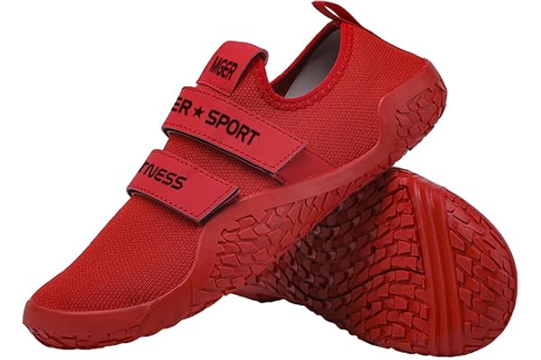 JiuQing Marklyftskor Herr Kvinnor Tyngdlyftning Squat Skor Barfota Fitness Cross-Trainer Sneaker för inomhusgym