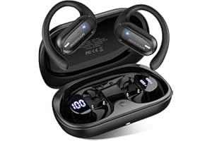 INSSISAIN AI Ecouteur Traducteur Instantané,164 Langues Écouteurs Traducteur Temps Réel,BT5.4&Oreillette Traduction Instantanée sans Fil,Oreillette Traduction Vocal,IPX7 (Black 02)